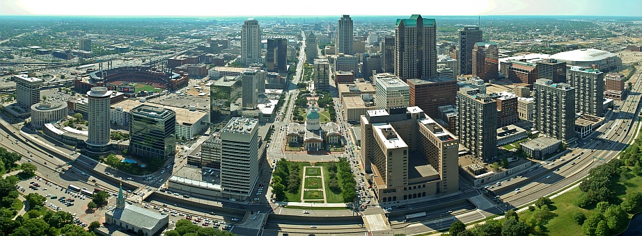 St. Louis from the Arch